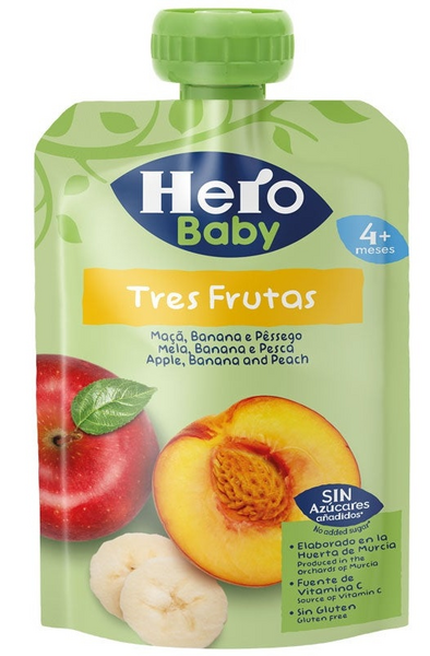 Hero Baby Bolsita 3 Frutas +4m 100g