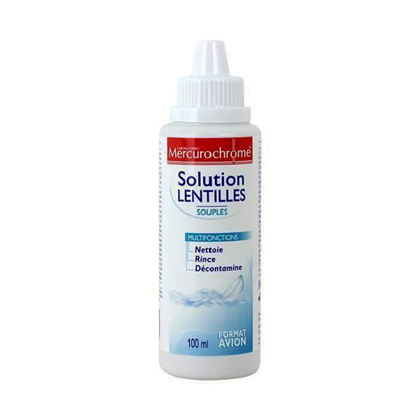 Solution Lentilles 100ml Format Avion