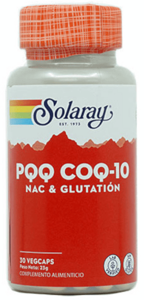 Solaray PQQ COQ10 30 Cápsulas Vegetales