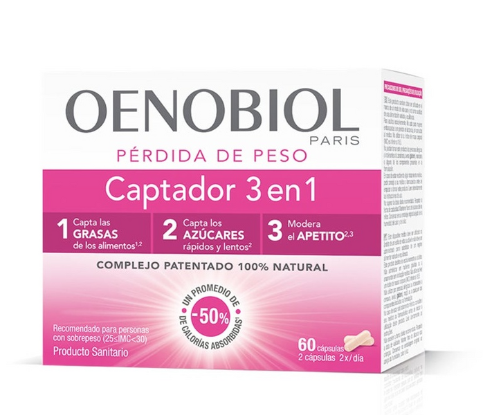 Oenobiol Captador 3 En 1 60 Cápsulas