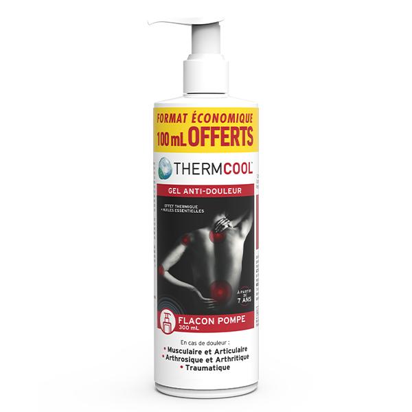 Thermcool Gel douleur Flacon Pompe 200ml + 100ml offert 2