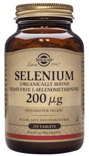 Solgar Selenio 200 Mcg (Sin Levadura) 250 Comprimidos