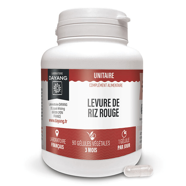Levure de Riz Rouge 90 gélules 2