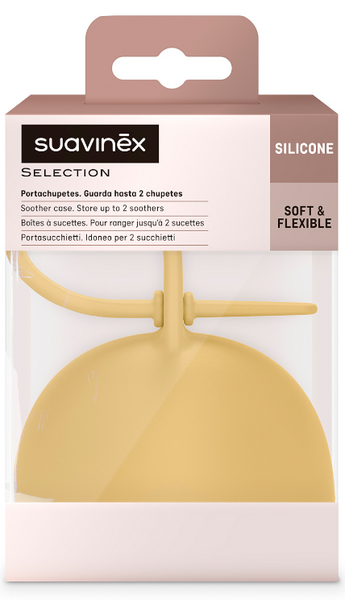 Suavinex Portachupetes +0m Essence Mostaza