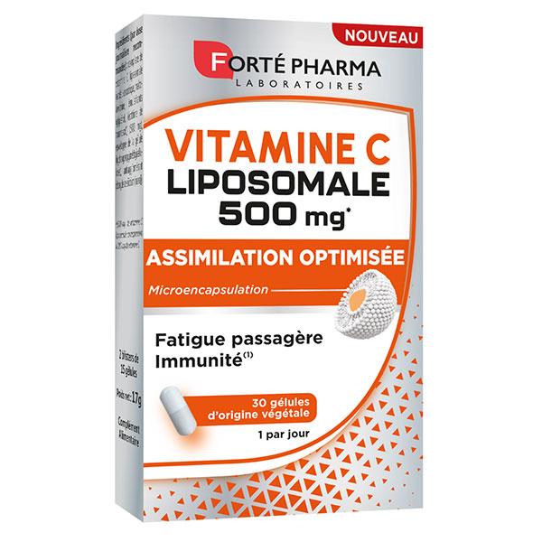 Forté Pharma Vitamine C Liposomale 500 mg Fatigue Immunité 15 gélules végétales 3
