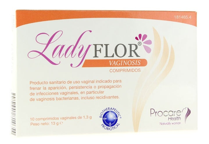 Ladyflor Vaginosis 10 Comprimidos Vaginales