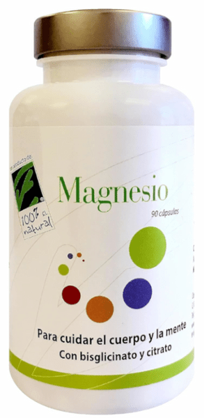 100% Natural Magnesio 90 Cápsulas