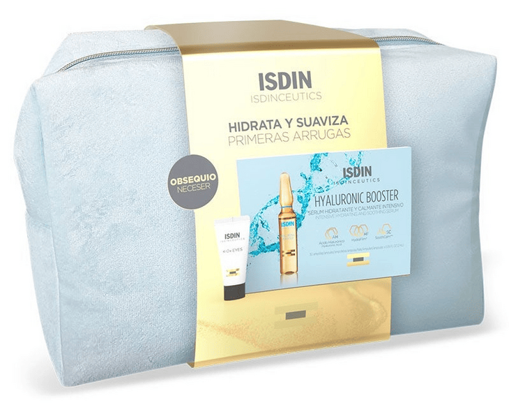 Isdin Neceser Booster Hyaluronic 30 Ampollas + Contorno Ojos K-Ox 3 ml