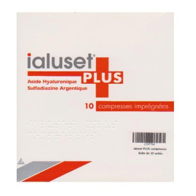 Ialuset Plus Compresses boite de 10