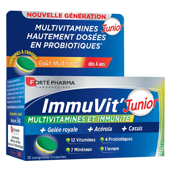 Immuvit'Junior Vitamine C 30 comprimés à croquer Dès 4 ans 4