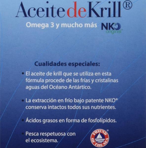 Thumbnail 1 de 100% Natural Aceite de Krill NKO 120 perlas omega 3