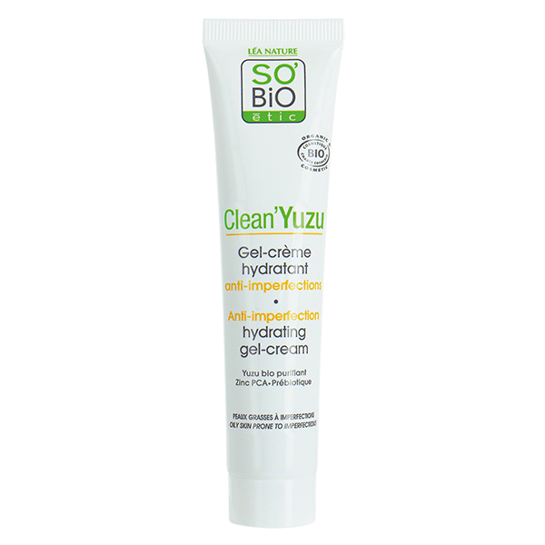 So'Bio Étic Clean’Yuzu Gel Crème Hydratant Anti-imperfections Bio 40ml 4