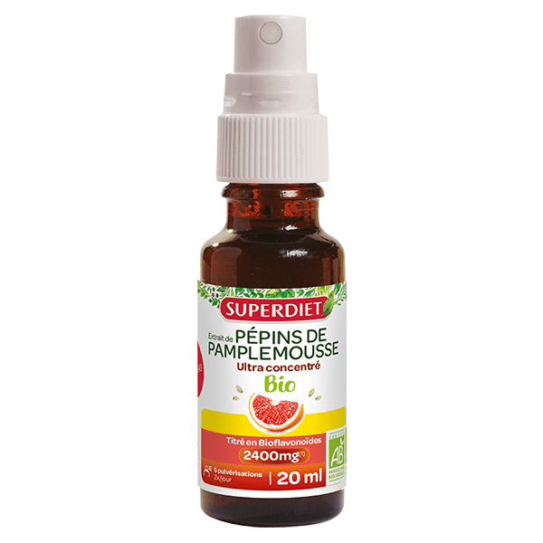 Extrait de Pépins de Pamplemousse Ultra Concentré 2400mg Bio 20ml 5