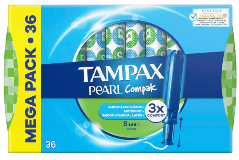 Tampax Pearl Compak Tampones Super 36 uds
