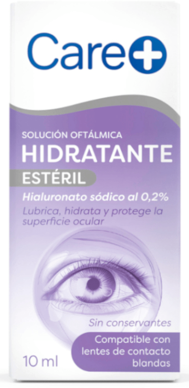 Care+ Solución Oftálmica Hidratante Colirio Lubricante 10 ml