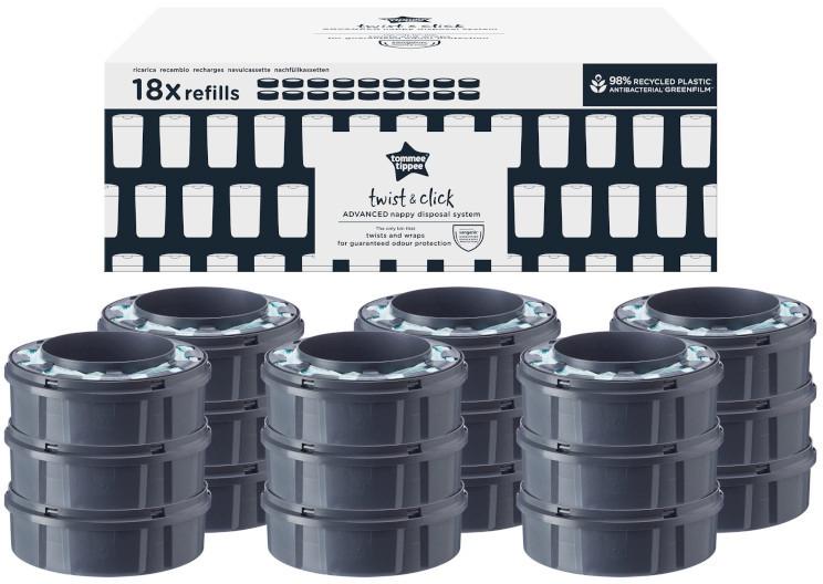 Imagen de Tommee Tippee Sangenic Twist&Click Recambios Pañales 18 Uds🍼 en OfertitasTOP