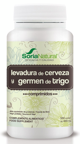 Soria Natural Germen Trigo-Levadura Cerveza 500 Comprimidos