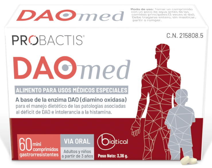 Probactis Daomed Sabor Neutro 60 Mini Comprimidos