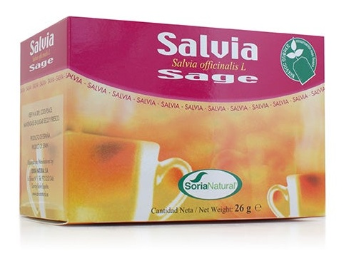 Soria Natural Salvia Infusión 20 Filtros