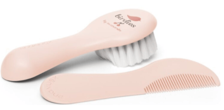 Suavinex Birdies Cepillo y Peine Rosa +0m
