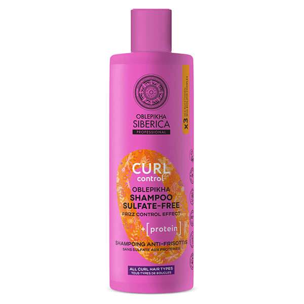 Oblepikha O Shampoing Curl sans sulfate à l'argousier contrôle des boucles 400ml 2