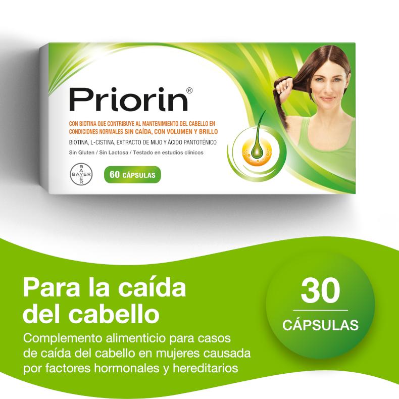 Thumbnail 1 de Priorin Anticaída Cápsulas 4x60 unidades, Biotina