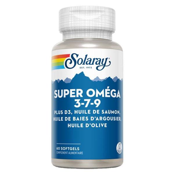 Super Oméga 3-7-9 + Vitamine D 60 gélules 2