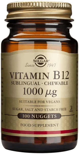 Solgar Vitamina B12 1000 mcg 100 Comprimidos Sublinguales