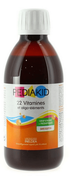 pediakid 22 vitaminas  oligoelementos 250 ml