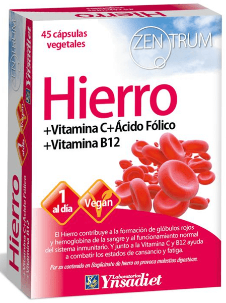 Ynsadiet Zentrum Hierro 45 Cápsulas