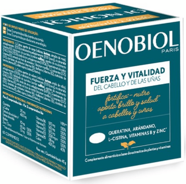 Oenobiol Fuerza Y Vitalidad Cabello Y Uñas 60 Cápsulas