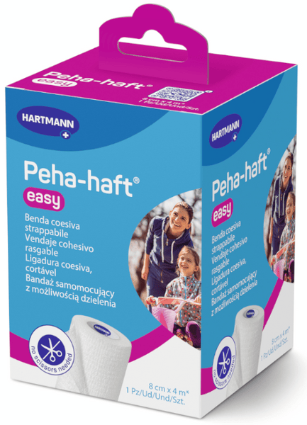 Hartmann Peha-Haft Easy Venda Cohesiva Elástica Sin Tijeras 8cmx4m