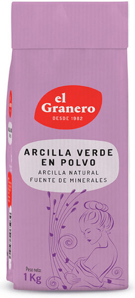 El Granero Integral Arcilla Verde En Polvo 1 Kg