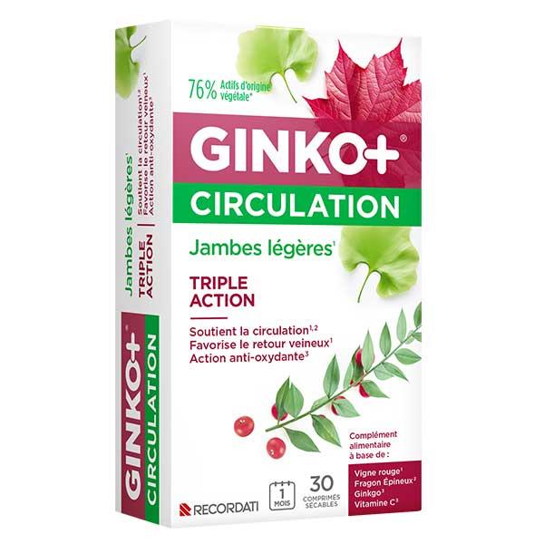 Ginko + Circulation Jambes Légères 30 comprimés 4