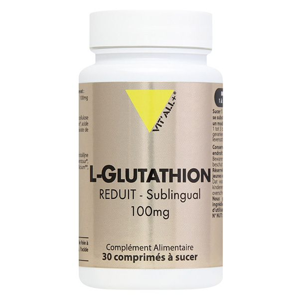 L- Glutathion Réduit 100mg 30 comprimés à sucer