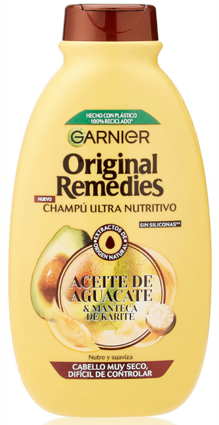 Garnier Original Remedies Champú Aceite Aguacate 600 Ml