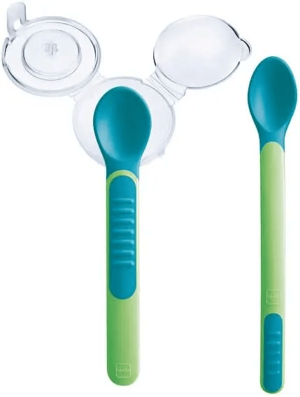 Mam Set De Cucharas Puntas Sensibles Al Calor Con Tapa Protectora Neutro