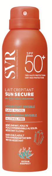 SVR Sun Secure Lait Crepitant SPF50+ 200 Ml