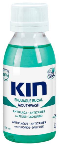 Kin Enjuague Bucal Con Aloe Vera 100 Ml