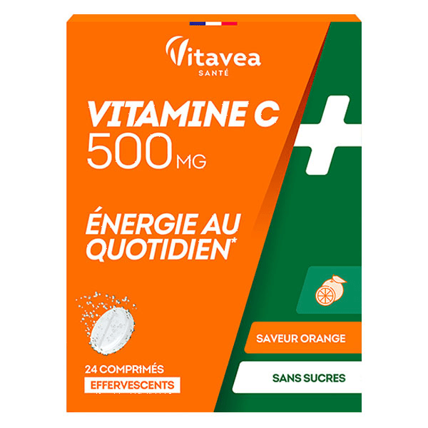 Vitamine C 500mg Energie au quotidien 24 comprimés effervescents 5