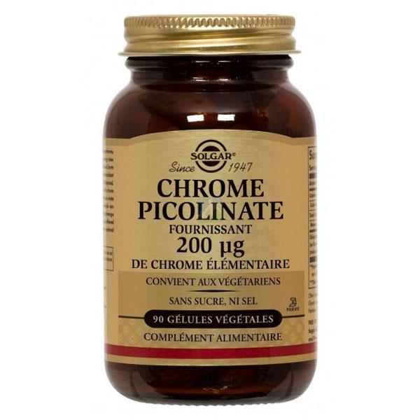 Chrome Picolinate 200 μg 90 gélules 3