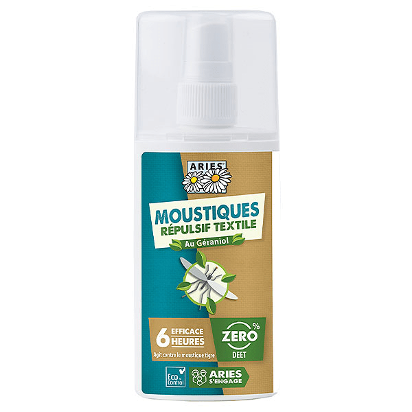 Volants Moustiques Spray Répulsif Textile 100ml
