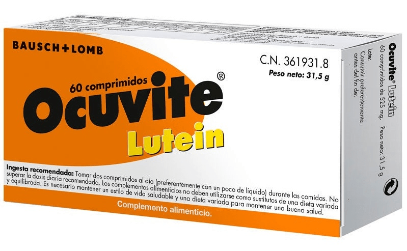 Bausch&Amp;Lomb Ocuvite Lutein 60 Comprimidos