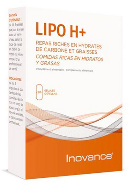 Inovance Lipo H+ 20 Cápsulas