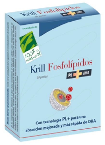 100% Natural Krill Fosfolípidos Pl + DHA 90