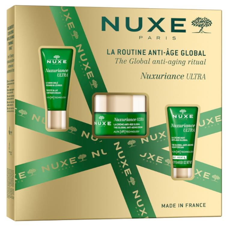 Imagen de Nuxe Nuxuriance Ultra Kit de Crema Día, Noche y Contorno 🌸 en OfertitasTOP