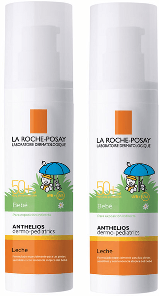 La Roche Posay Anthelios Dermo Pediatrics Leche Solar Bebés SPF50+ 2x50 ml