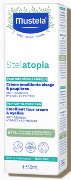 Mustela Stelatopia Crema Facial Emoliente 40 Ml