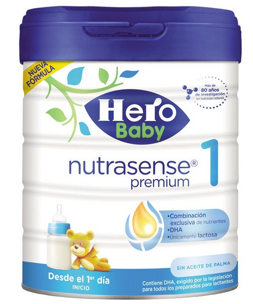 Hero Baby Leche 1 Premium para Lactantes de hasta 6 Meses 800g