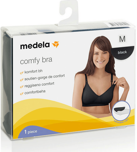 Medela Sujetador de Maternidad Comfy Talla M Negro